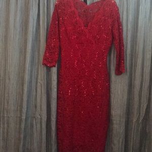 Dazzling Red Cocktail Dress